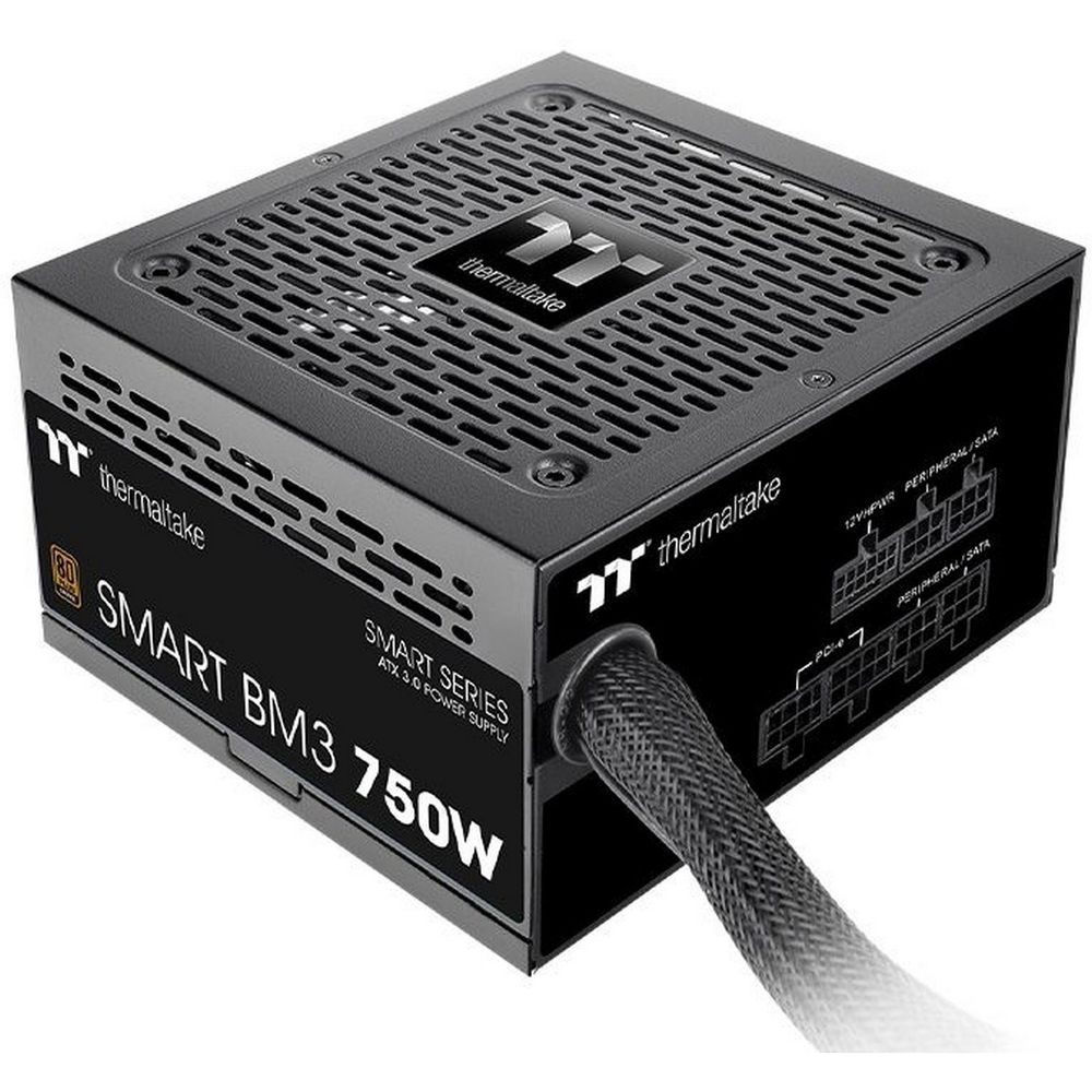 Блок питания Thermaltake Smart BM3 750 /Semi Modular/Non Light/Full Range/Analog/80 Plus Bronze/EU/JP Main CAP/All Flat Cables/Gen 5