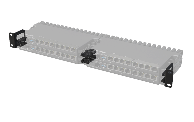 Крепление MikroTik Rackmount ears set for RB5009 series (for mounting up to four RB5009 in rack) (K-79)