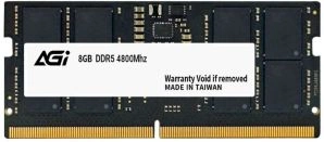 Память DDR5 8GB 4800MHz AGi AGI480008SD238 RTL PC5-38400 CL40 SO-DIMM 262-pin 1.1В single rank Ret