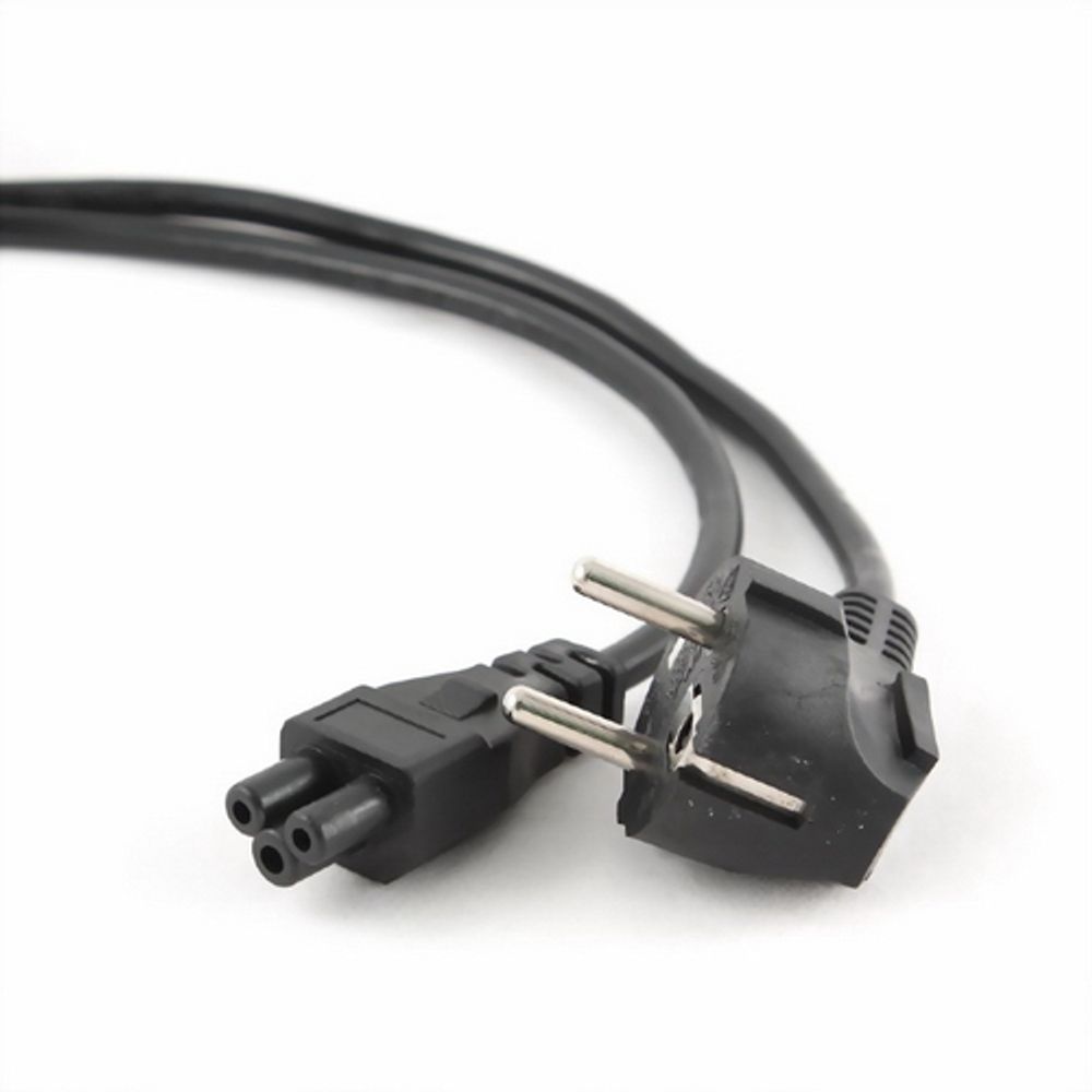 Кабель питания для ноутбуков Gembird/Cablexpert PC-186-ML12 (1.8м, EU - С5, 3 pin, 10А) (PC-186-ML12)
