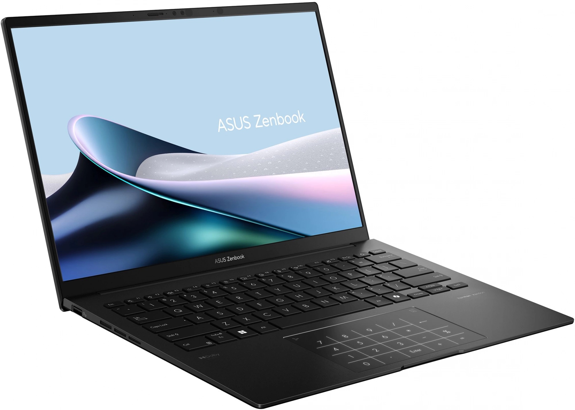Ноутбук Asus Zenbook 14 UM3406KA-QD180 Ryzen AI 5 340 16Gb SSD1Tb AMD Radeon 840M 14" OLED WUXGA (1920x1200) без ОС black WiFi BT Cam (90NB14U1-M00AK0) в Санкт-Петербурге