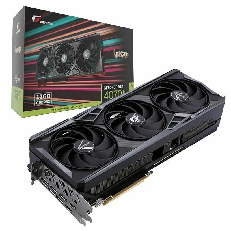 Видеокарта Colorful GeForce RTX 4070 12 ГБ (RTX 4070 Vulcan OC-V)