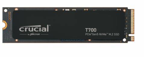 Твердотельный диск 2TB Crucial T700 CT2000T700SSD3, M.2, PCI-E 5.0 x4, TLC 3D NAND [R/W - 12400/11800MB/s]