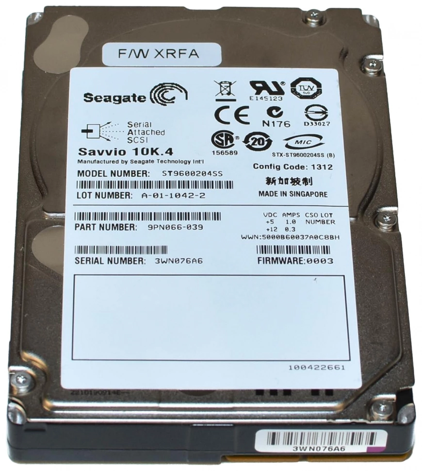 Жёсткий диск Seagate ST9600204SS