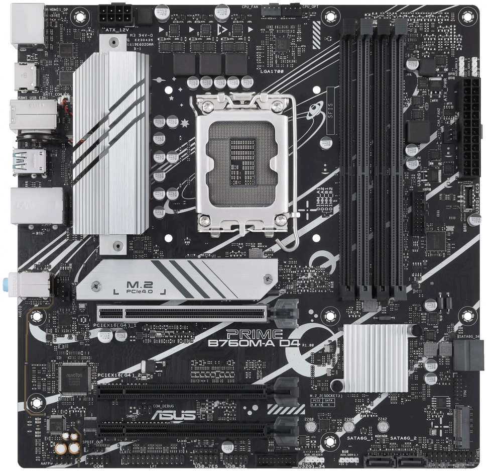 Материнская плата Asus PRIME B760M-A D4 (90MB1D00-M0EAY0)