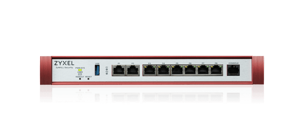 Межсетевой экран Межсетевой экран Zyxel USG FLEX 200HP, Rack, 1xRJ-45: 1/2.5G (LAN/WAN), 1xRJ-45: 1/2.5G PoE+ (LAN/WAN), 6xRJ-45: 1G (LAN/WAN), 1xUSB3.0 ** (USGFLEX200HP-EUCI01F)