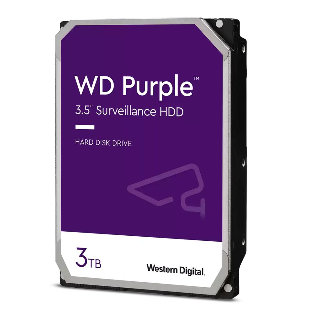 Жесткий диск WD SATA-III 3TB WD33PURZ Surveillance Purple (5400rpm) 64Mb 3.5"