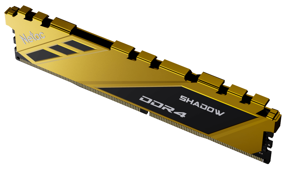 Модуль памяти Netac Shadow DDR4-3200 8G C16 Yellow