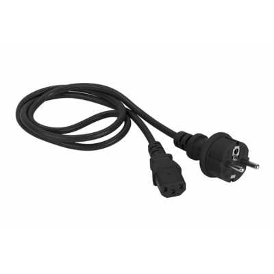 Кабель питания Lanmaster LAN-PP13/SH-1.0-BK