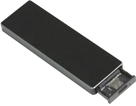 Внешний корпус SSD AgeStar 31UBVS6C NVMe/SATA USB 3.2 алюминий черный M2 2280 м