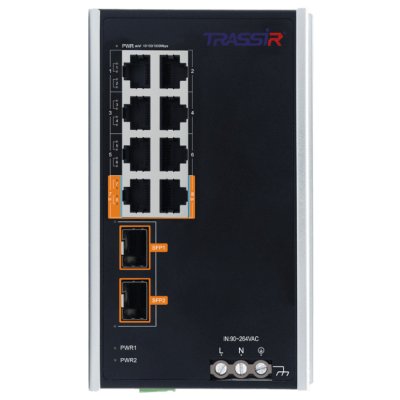 Коммутатор Trassir TR-NS15102S-130-8POE