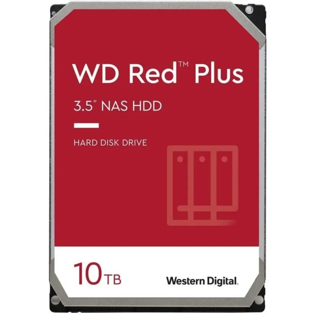 Жесткий диск HDD Western Digital Red Plus 10Tb (WD101EFBX) в Санкт-Петербурге