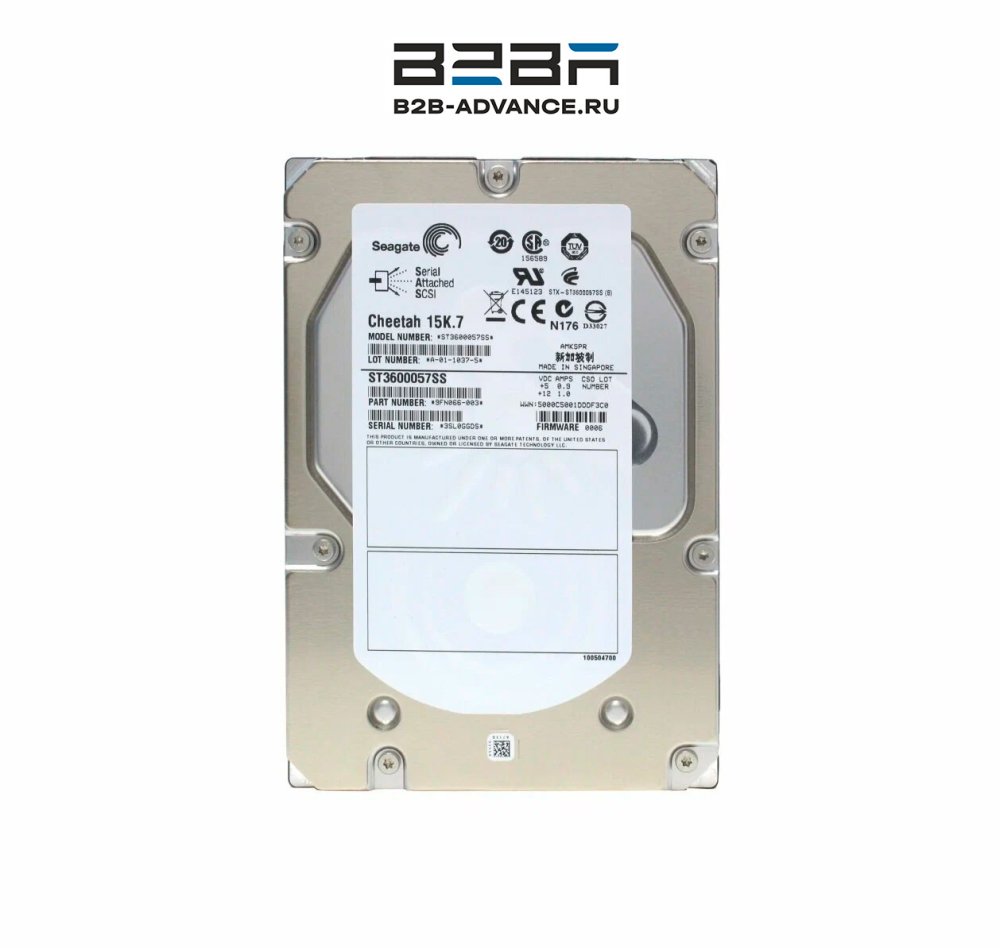 ST3600057SS Жесткий диск Seagate SAS 600ГБ 15К 3.5