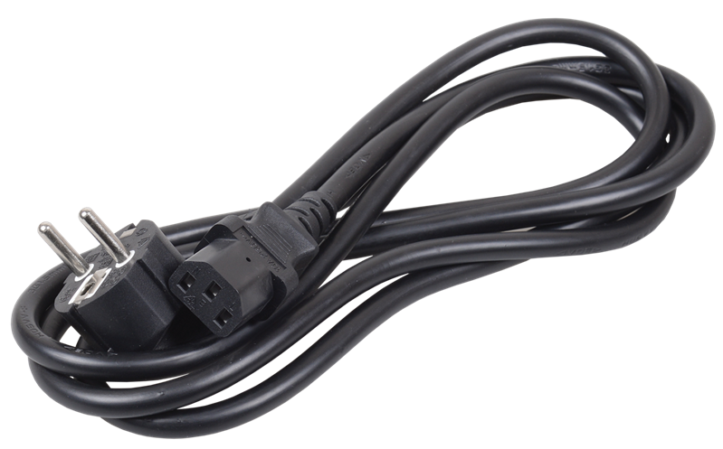 ITK Кабель электропитания 3х1,5 3М с разъёмами С13 - нем.ст (PC-C13D-3M)