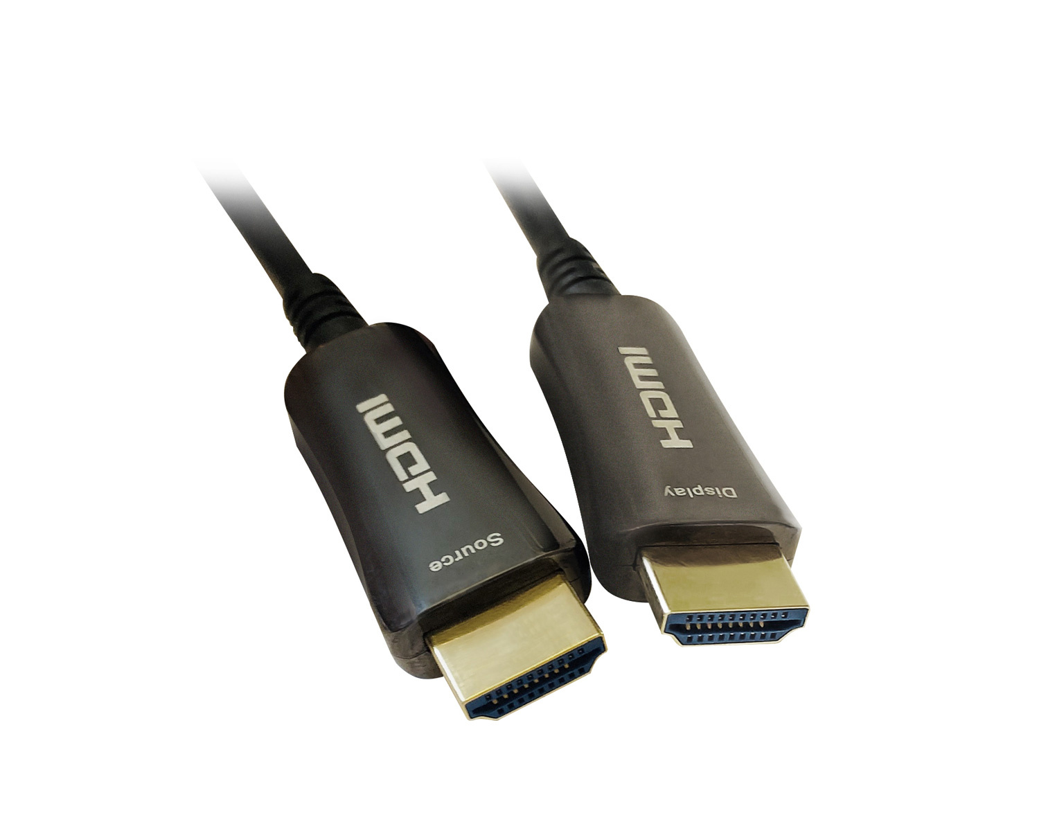 Кабель аудио-видео Digma HDMI 2.0 AOC HDMI (m)/HDMI (m) 20м. Позолоченные контакты черный (BHP AOC 2.0-20)