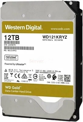 Жесткий диск Western Digital Gold 12Tb (WD122KRYZ)