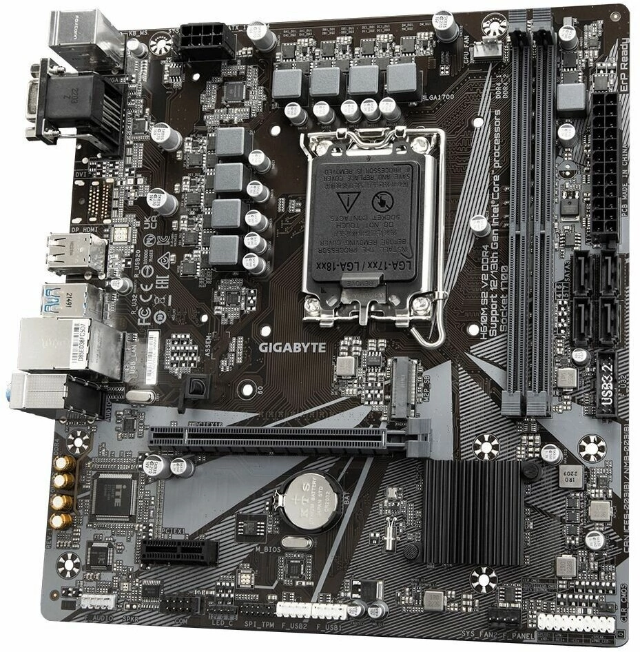 Материнская плата Gigabyte H610M S2 V2 DDR4