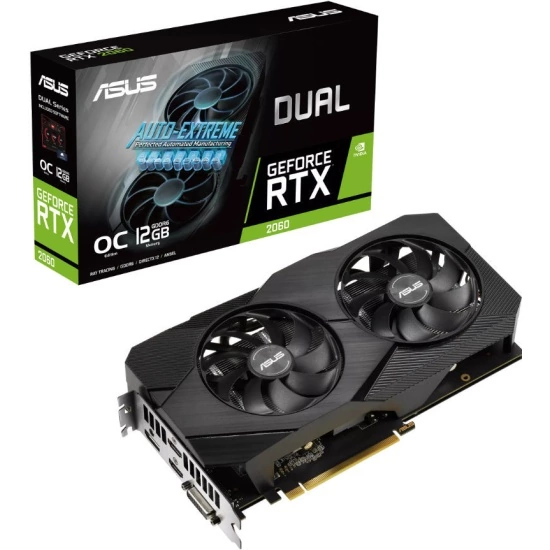 Видеокарта Asus DUAL-RTX2060-O12G-EVO (90YV0CH7-M0NA00)