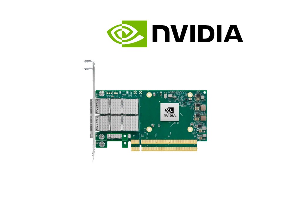 Сетевой адаптер NVIDIA ConnectX-6 Dx EN 100GbE Dual-port QSFP56 PCIe 4.0 x16 (MCX623106AN-CDAT)