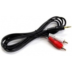Exegate EX225929RUS Кабель аудио (3.5mm Jack M - 2xRCA M) 3м Exegate, позолоченные разъемы