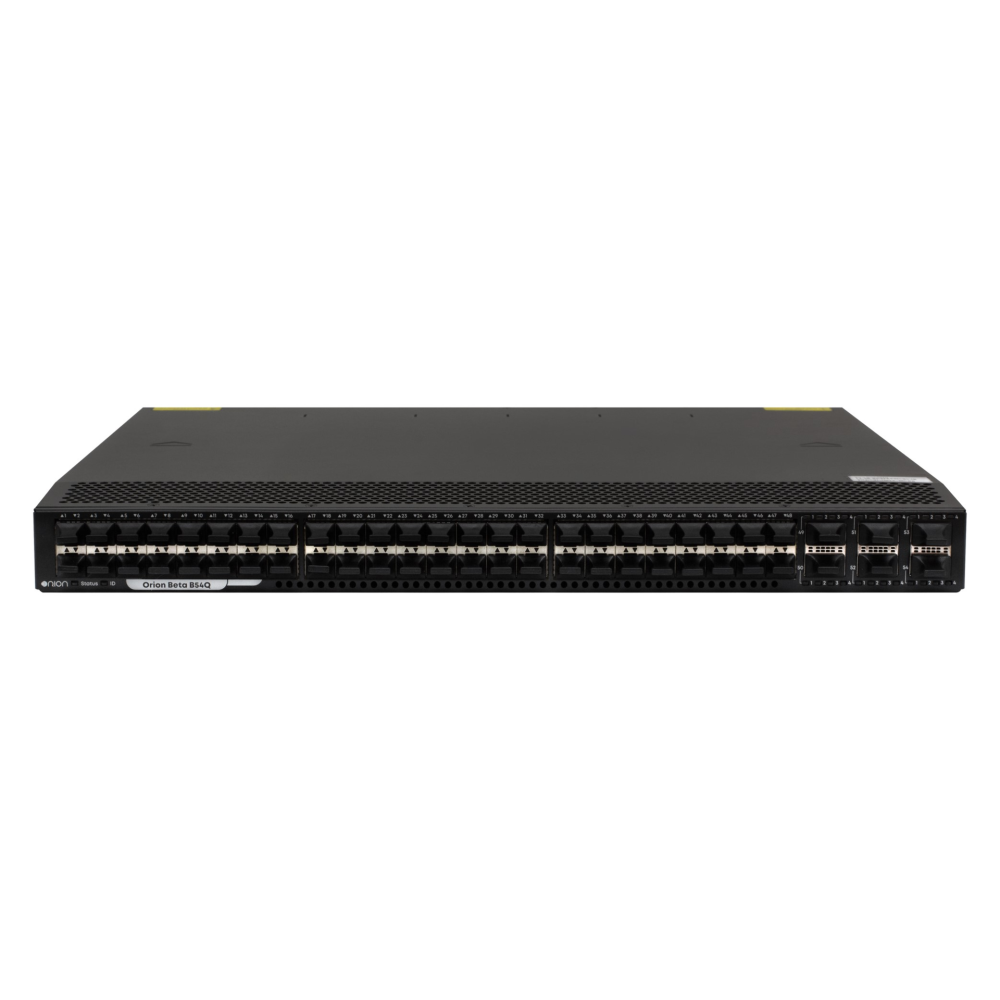 Управляемый коммутатор уровня 3 Orion Beta B54Q, 48x 1/10GE SFP+, 6x 40GE QSFP+, 2x Hot Swap БП 100-240VAC