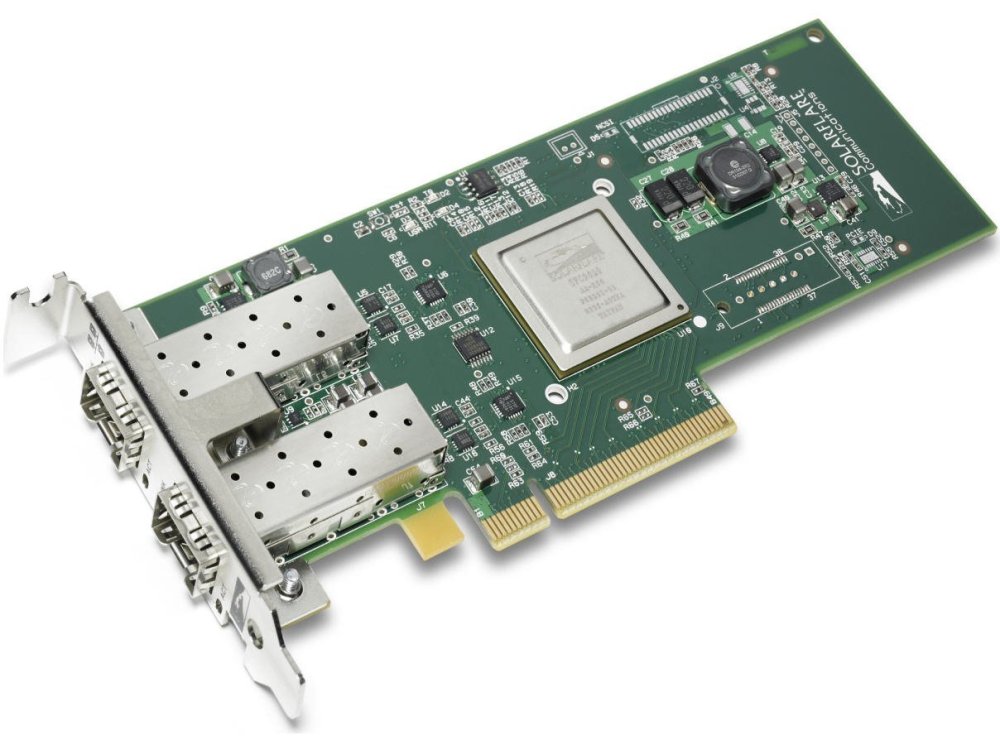 Адаптер SOLARFLARE PCIE 2-PORT 10 GBE ADAPTER LP [SFN5162F]