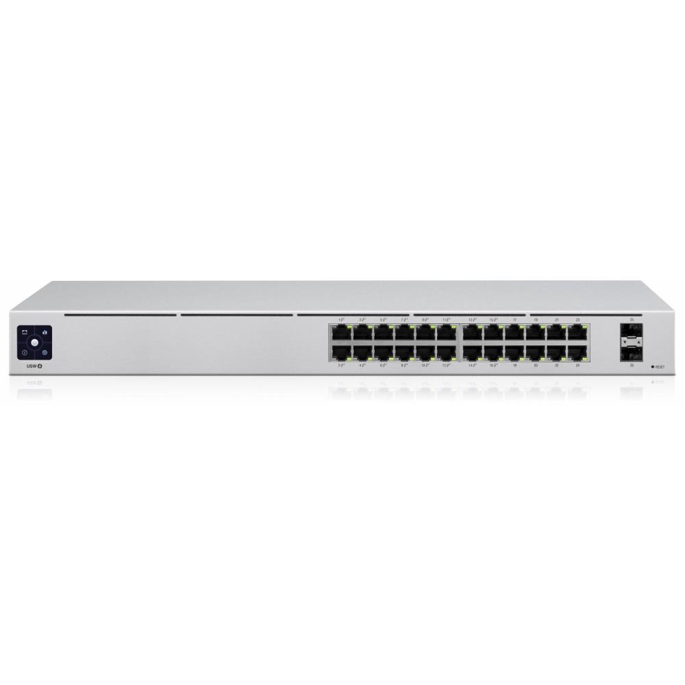 Коммутатор 24PORT 1000M 2SFP POE USW-PRO-24-POE UBIQUITI