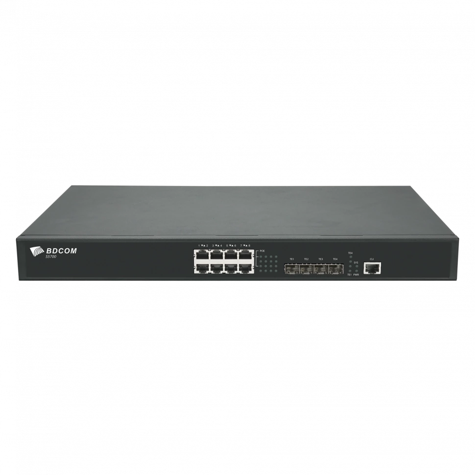 Коммутатор BDCom S5700-8EP4X