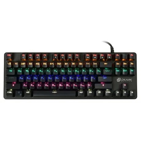 Клавиатура Oklick 969G SHOTGUN механическая черный USB Multimedia for gamer LED в Санкт-Петербурге