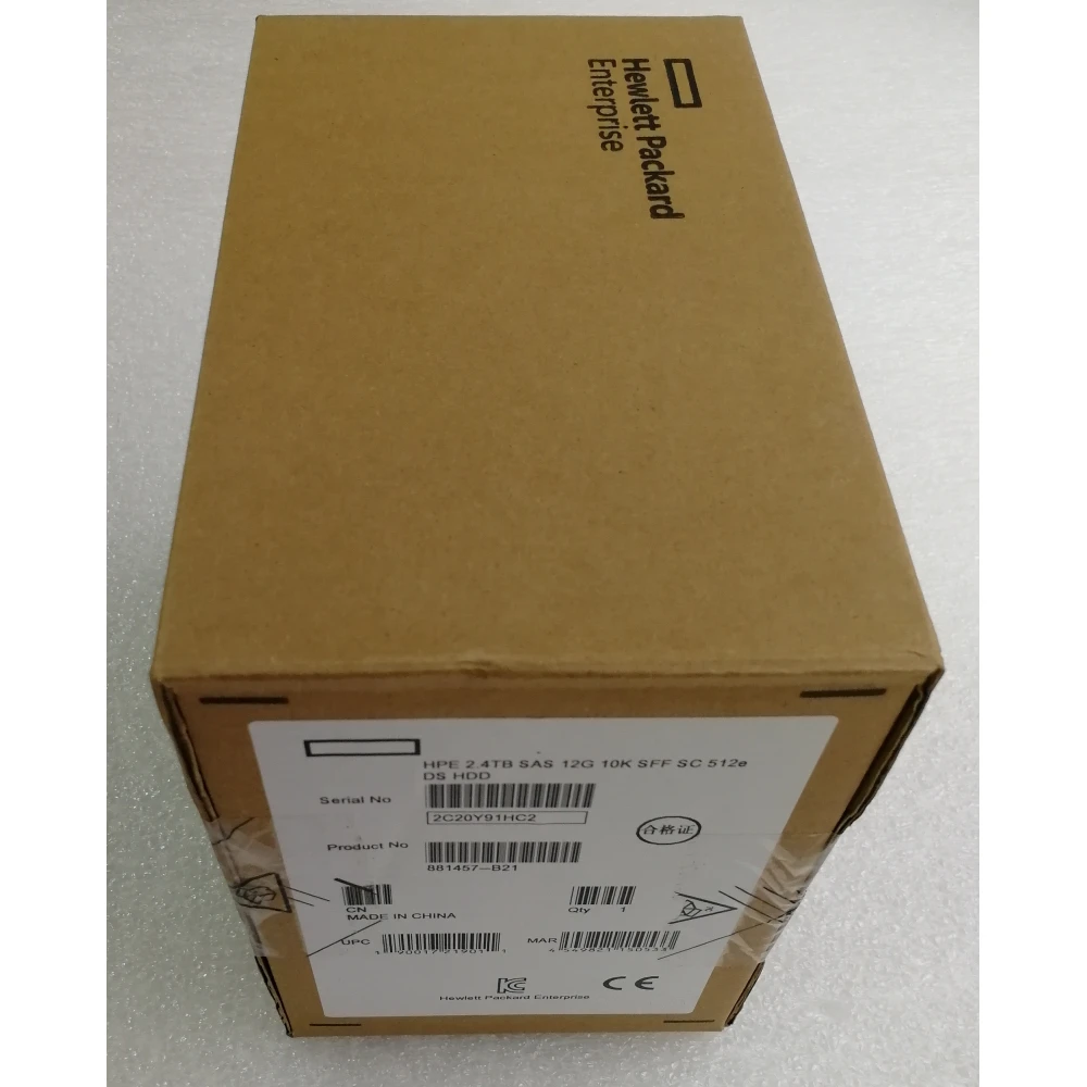 Жесткий диск HPE 881457-B21 2.4 ТБ 10K 12G SAS SFF 2.5 DS серверный 881457-S21 881507-001 876939-002 EG002400JWJNT