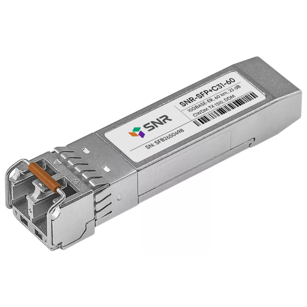 Модуль SFP+ CWDM оптический, дальность до 60км (23dB), 1310нм