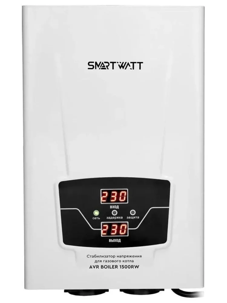 Стабилизатор напряжения Smartwatt AVR Boiler 1500RW 1500ВА белый в Санкт-Петербурге