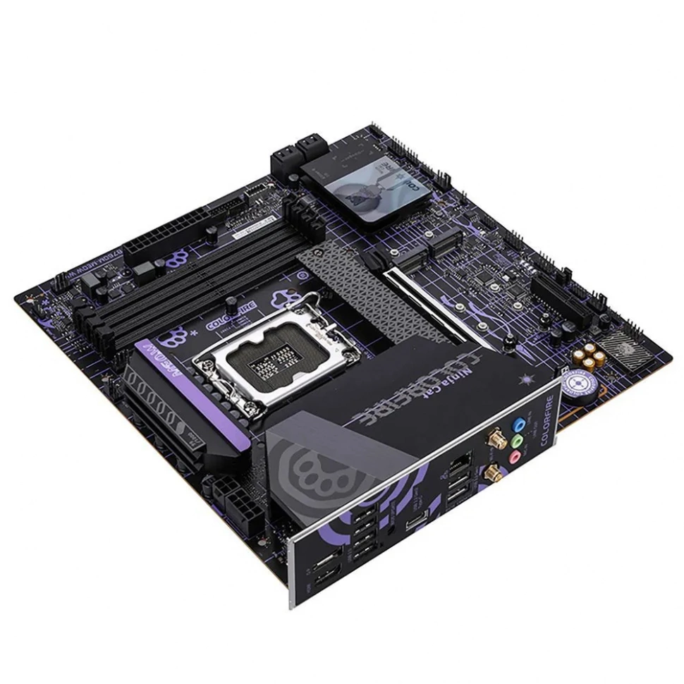 Материнская плата Colorful COLORFIRE B760M-MEOW WIFI D5 PURPLE