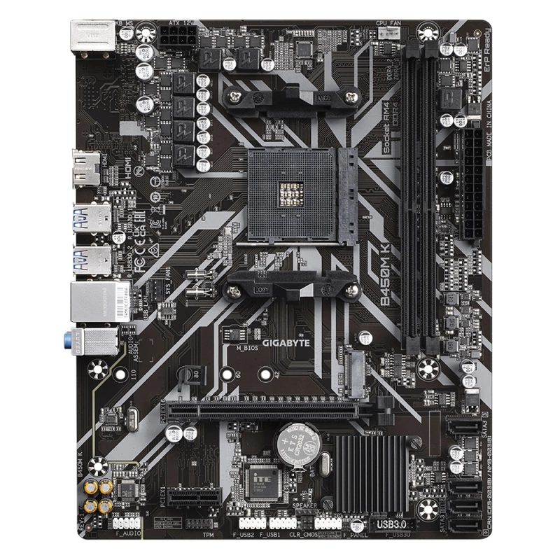 Материнская плата Gigabyte B450M K
