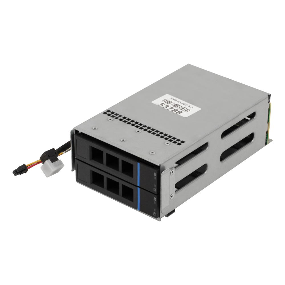 Дисковая корзина SNR 3.5" SAS/SATA 2-Bay Backplane Kit for RS/RE Servers (SNR-SL201-3.5)