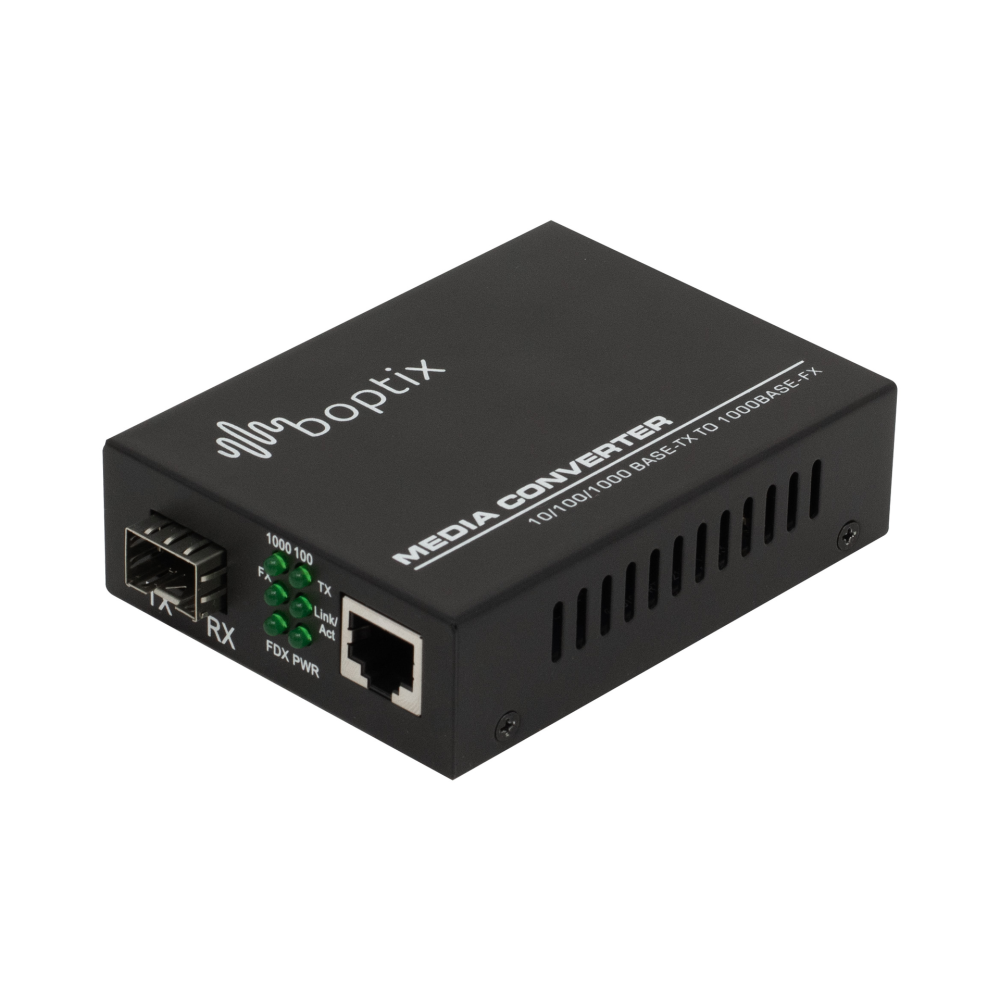 Медиаконвертер B-OptiX 10/100/1000-Base-T / 100/1000Base-FX с SFP-портом