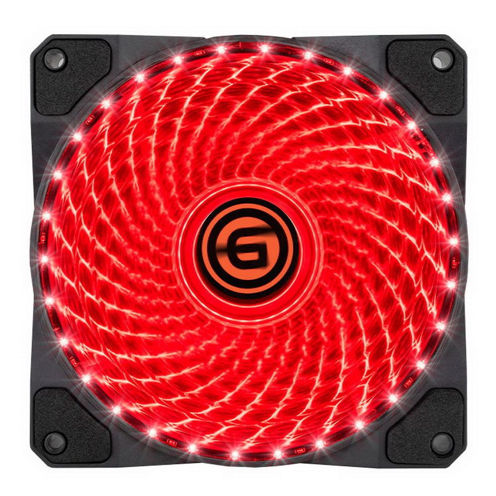 Вентилятор LED 12LR33 (красный) (808309)