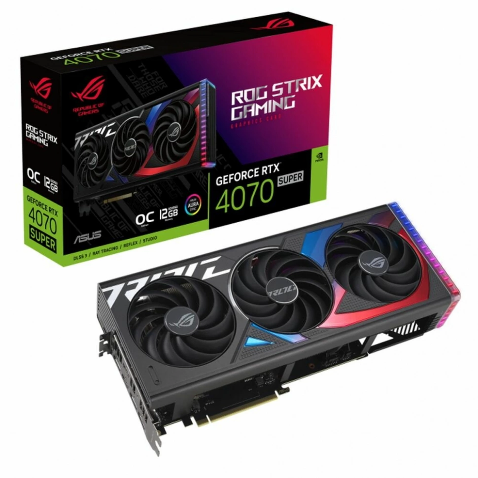 Видеокарта Asus ROG-STRIX-RTX4070S-O12G-GAMING (90YV0KD0-M0NA00)