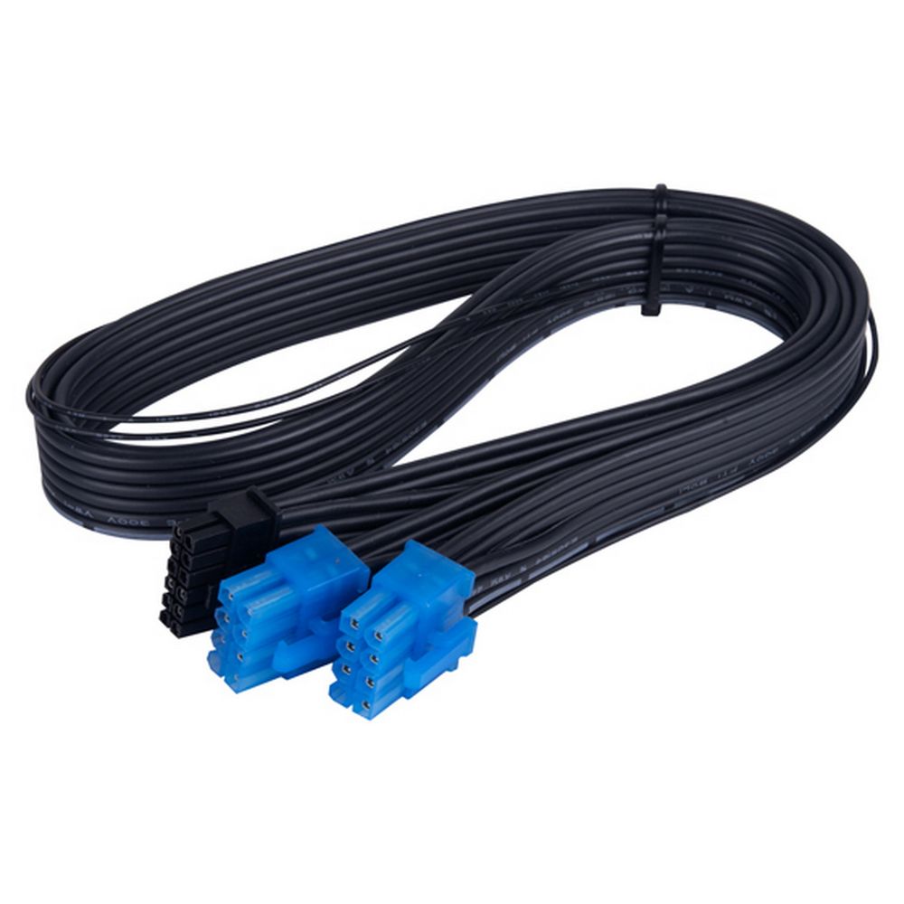 Кабель Silverstone2 x PCIe 8 pin (PSU) - 12+4 pin (GPU) 12VHPWR PCIe Gen5 SST-PP14-PCIE