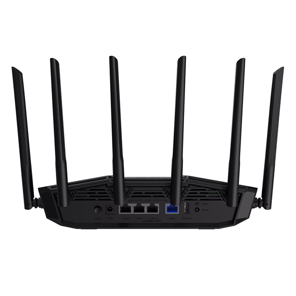 Маршрутизатор Wi-Fi 7 ASUSTUF-BE6500, BE6500, 1x2.5G WAN, 3x2.5G LAN, USB (TUF-BE6500