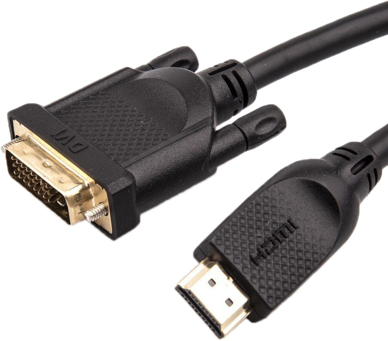 VCOM CG484GD-1.8M Кабель HDMI AM/DVI(24+1)M, 1.8м, CU, 1080P@60Hz, 2F, VCOM <CG484G-1.8M>