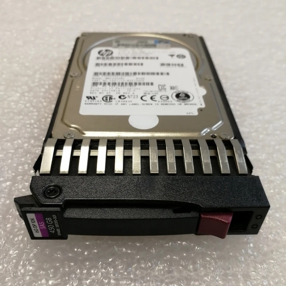 Жесткий диск HP 581284-B21 450 ГБ 6G 10K SAS 2.5' серверный HDD 597609-002, 581310-001, EG0450FBDBT