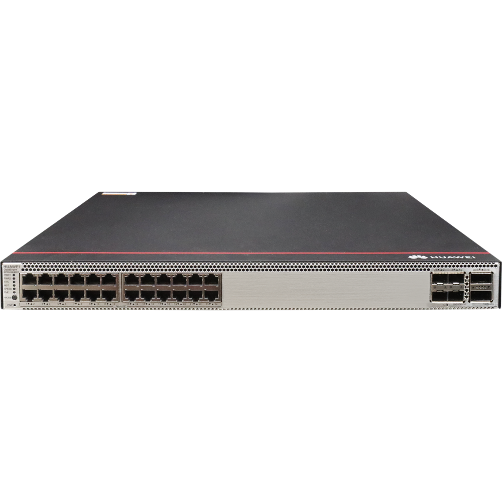 S5732-H24UM2CC 2.5&10G bundle (12x100M/1/2.5G ports, 12x100M/1/2.5/5/10G Ethernet ports, optional RTU upgrade to 5/10G, 4x25GE SFP28 ports, 2x100GE QSFP28 ports, 1xexpansion slot, PoE++, with 1xAC power module)