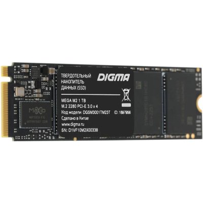SSD диск Digma Mega M2 1Tb DGSM3001TM23T