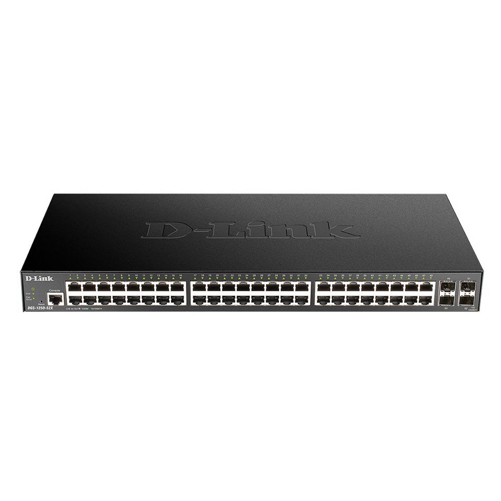 Коммутатор D-Link DGS-1250-52X/A1A 48G 4SFP+ настраиваемый