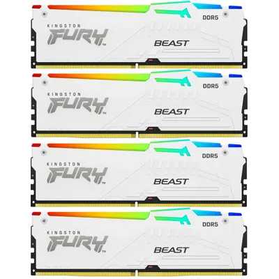 Оперативная память Kingston Fury Beast White RGB XMP KF552C40BWAK4-64