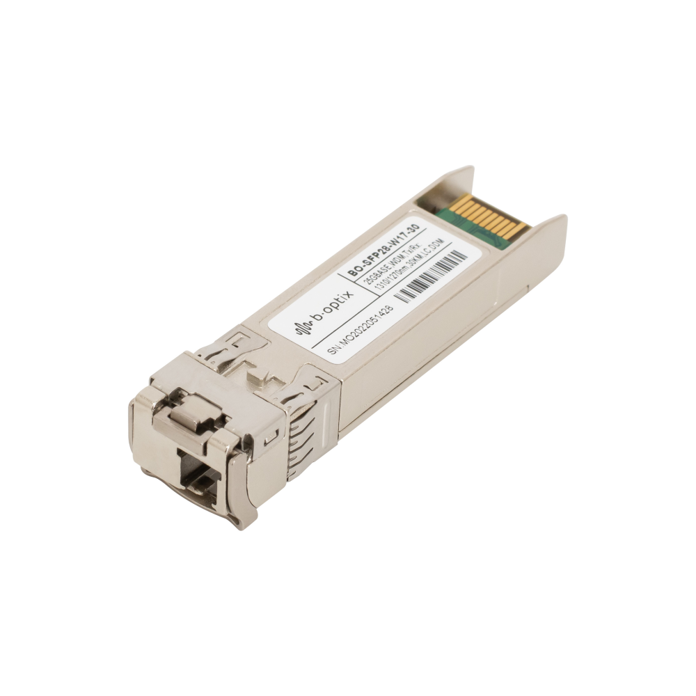 Модуль SFP28 WDM, 25GBASE, разъем LC, дальность до 30км, 1310нм