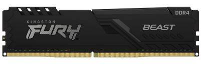Модуль памяти Kingston 8GB 3200МГц DDR4 CL16 DIMM FURY Beast