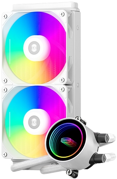 Кулер для процессора PcCooler DA240 ARGB WH