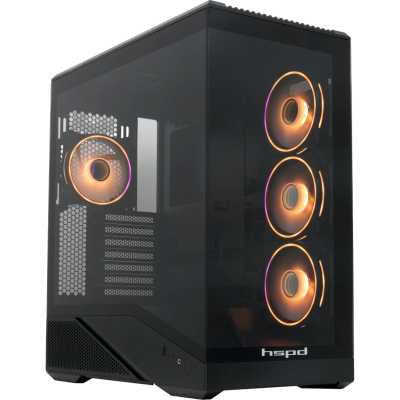 Корпус HSPD F711-TGBK-ARGB